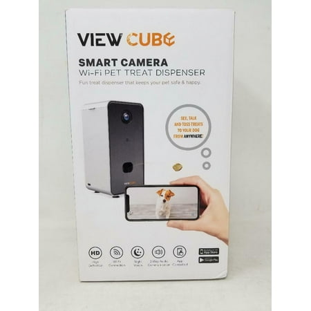 View Cube Smart Camera Wi-Fi Pet Treat Dispenser..