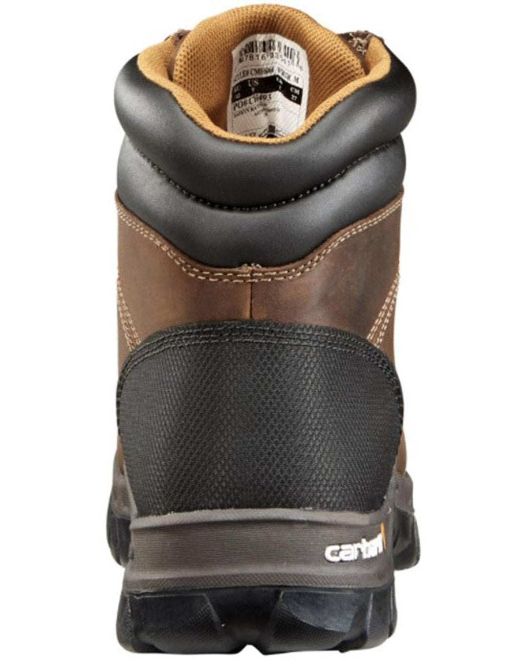 Carhartt Men's Rugged Flex 6" Comp Toe Work Boot, Brown Oil Tanned Leather, 10