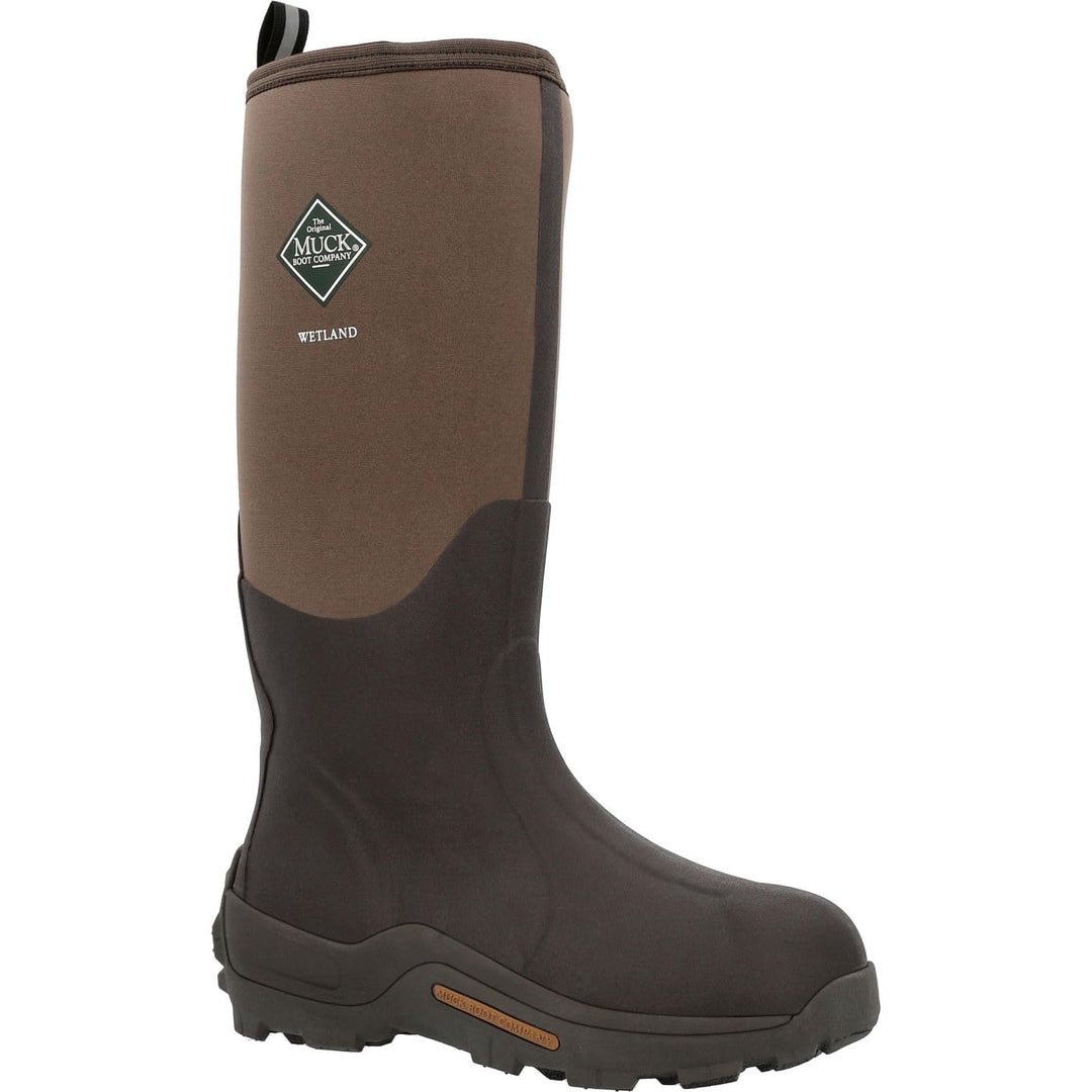 Muck Boot Wetland Rubber Premium Men's Field Boots,Bark,Men's 6 M/Women's 7 M