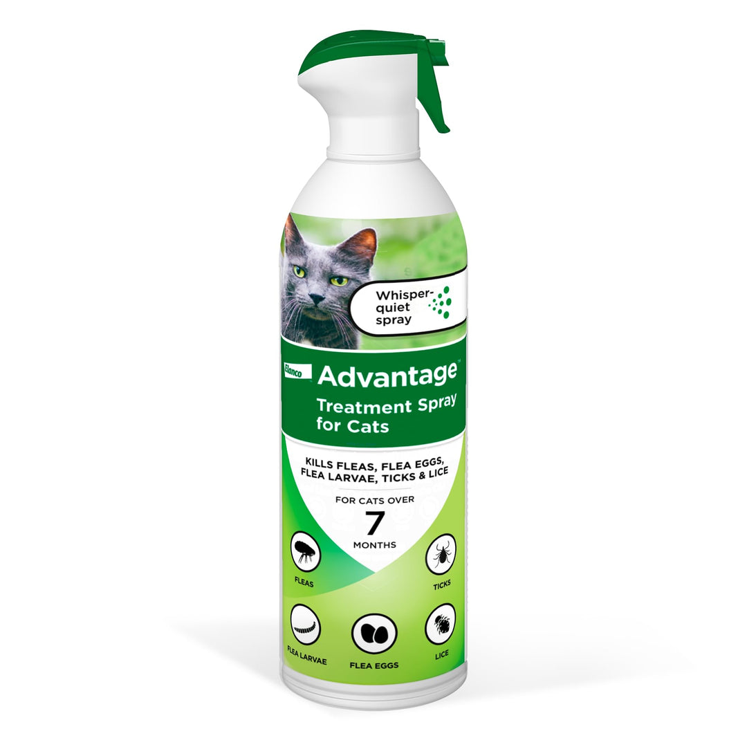 Advantage Flea and Tick Treatment Spray for Cats, 8 oz