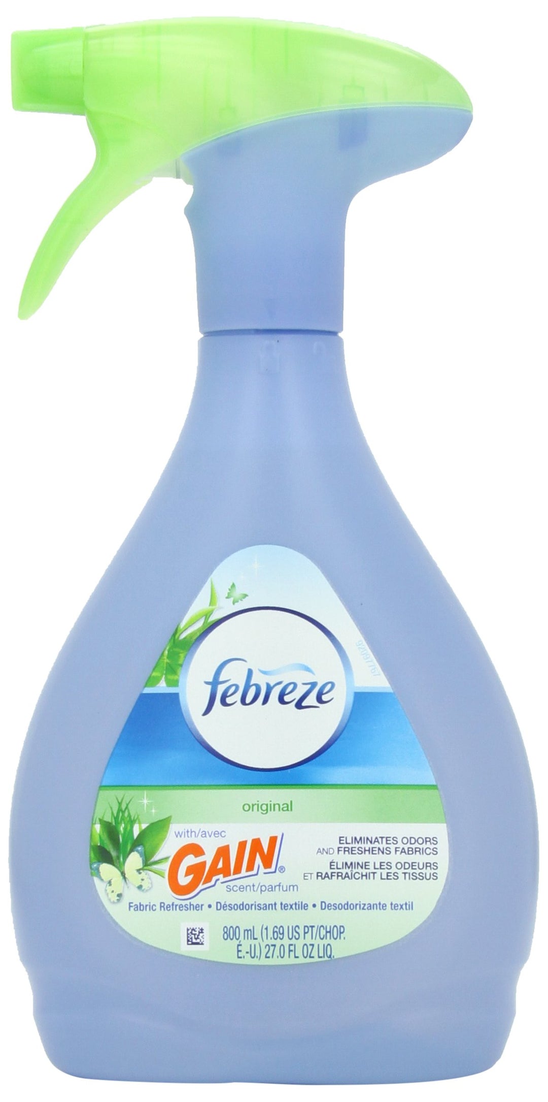 Febreze Fabric Refresher with Gain Original Scent, 27-Ounce (Pack of 2)