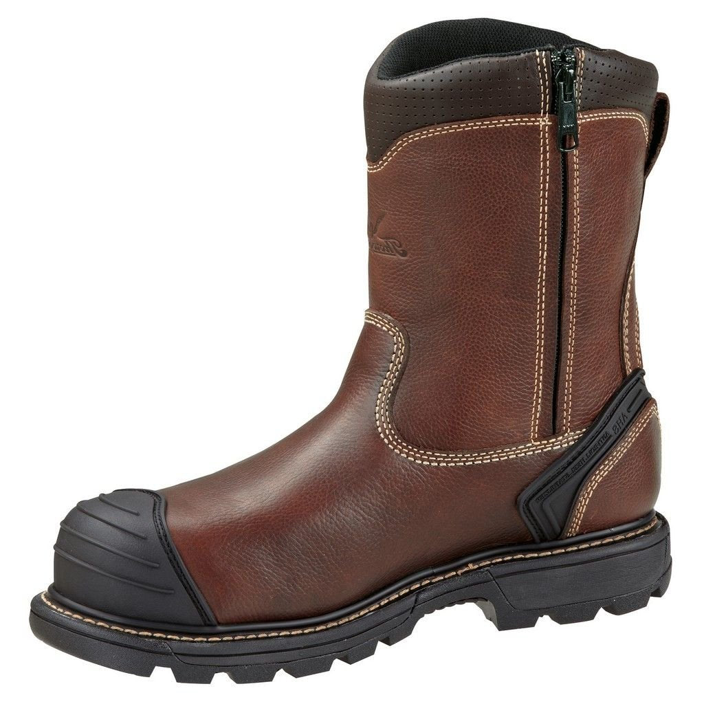 Thorogood GEN-Flex2 8” Side-Zip Wellington Pull On Work Boots for Men