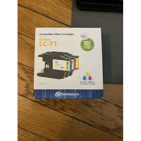 3-Pack Standard Ink Cartridges - Compatible with Brother LC 71 Ink Series