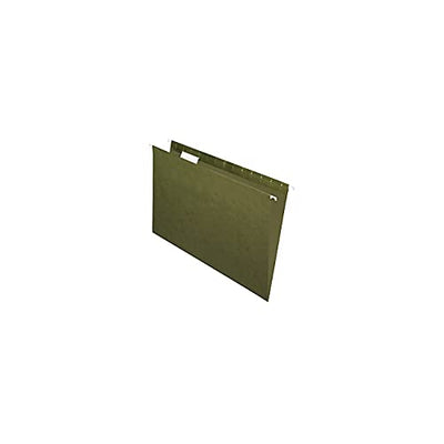Office Depot® - File Folders - Hanging Folders, 1/5 Cut, Legal Size, Green