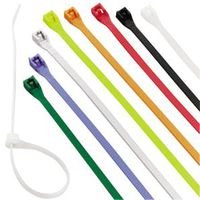 100 Calterm Inc 4" Assorted Colors Cable Tie 73240