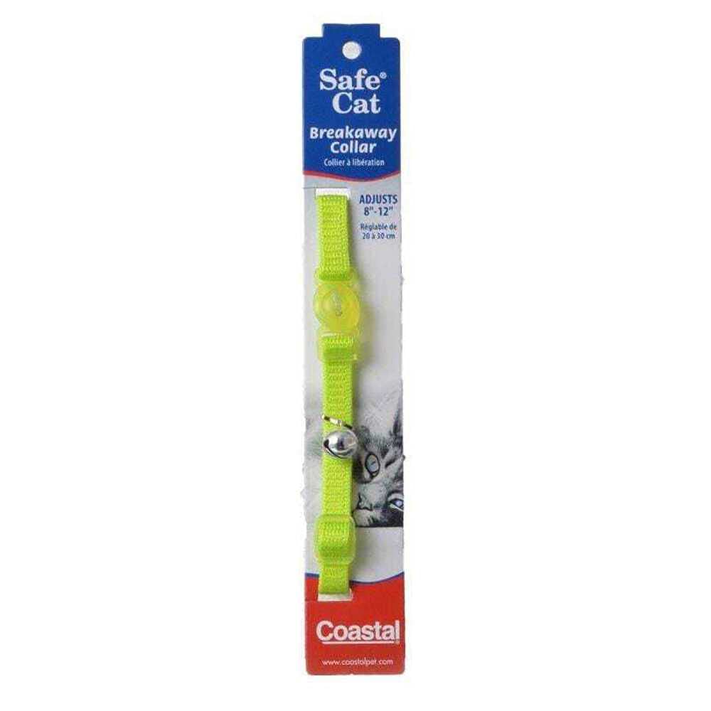 Coastal Pet - Safe Cat Collar - Lime Fits (8 Inches - 12 Inches)