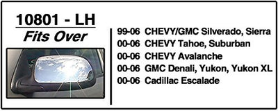 CIPA 10801 99-07 GM LD/SUB/TAH/YUK TOW MIRROR (DRIV) Fits select: 1999-2007 CHEVROLET SILVERADO, 2001-2007 CHEVROLET TAHOE