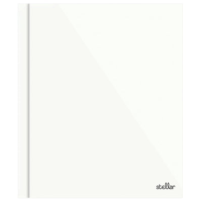 Office Depot® Brand Stellar Laminated 3-Prong Paper Folder, Letter Size, White