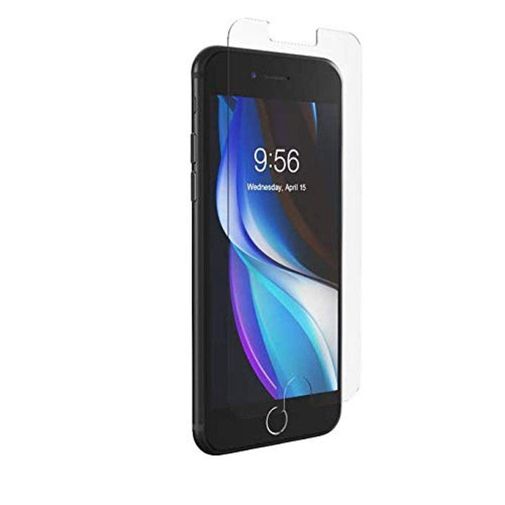 ZAGG InvisibleShield Glass Elite Plus - Tempered Glass Screen Protector - Made for Apple iPhone SE2 (2020) - Case Friendly - Impact & Scratch Protection, Clear, 200105346