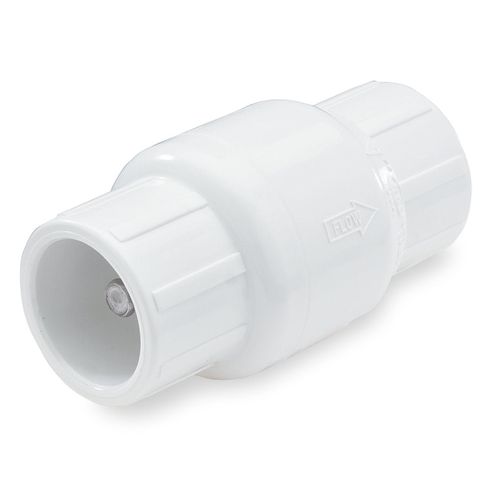 NDS 1011-07 3/4" PVC Ips Spring Check Valve S by S 4-1/8" Length