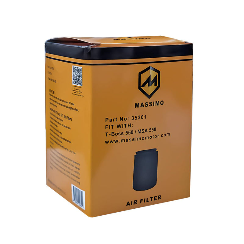 Massimo Air Filter For T-Boss Buck MSU UTV High Flow Washable & Reusable - Choose Your Model (T-Boss 550 / MSA 550)