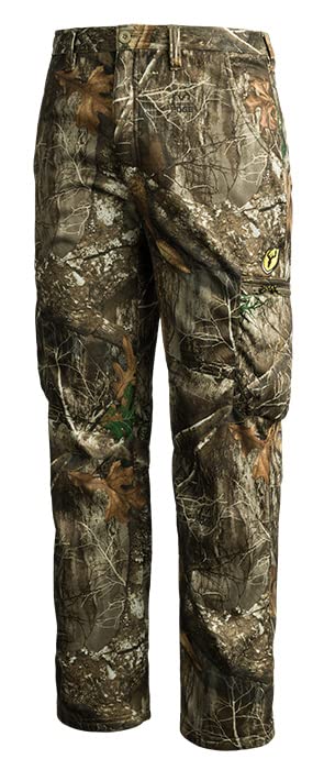Scent Blocker Shield Series Silentec Midweight Pants, Camo Hunting Clothing for Men (Realtree Edge, XX-Large)