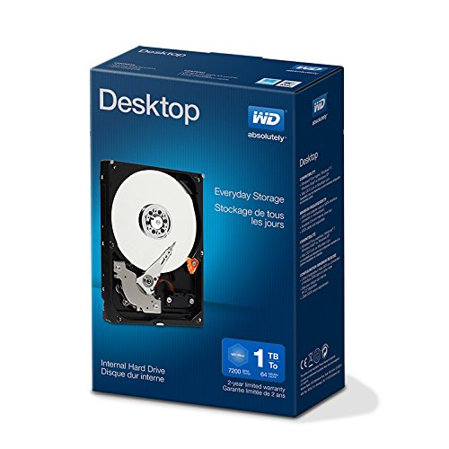 WD 1 TB 3.5-Inch Desktop Mainstream WDBH2D0010HNC-NRSN