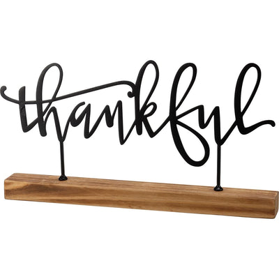 Primitives by Kathy Thankful Home Décor Sign