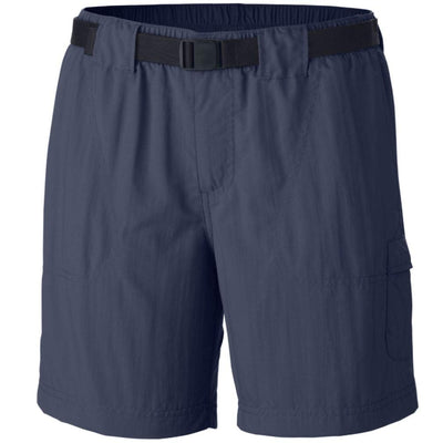 Columbia Womens Omni-Shade UPF 30 Walnut River 6" Shorts (S, Navy)