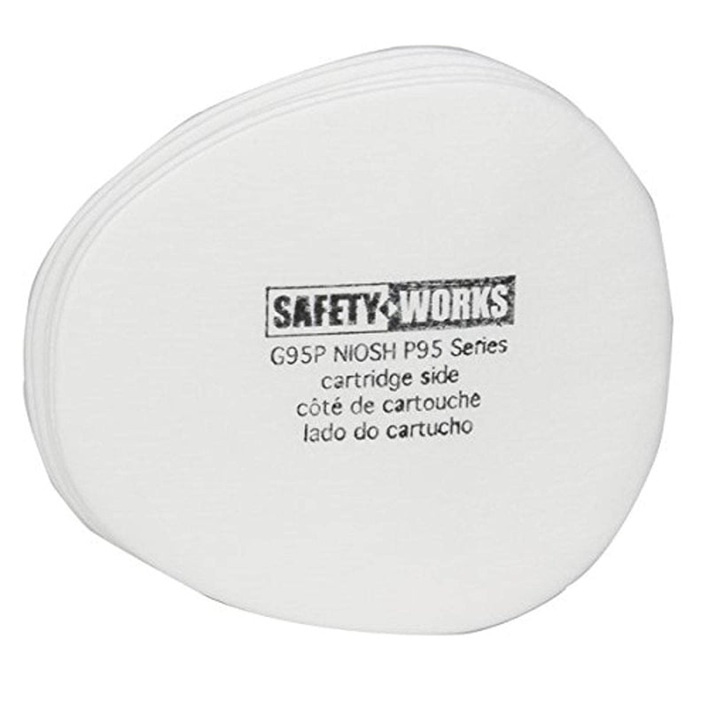 SafetyWorks 10-Pack Paint & Pesticide Replacement Pre-Filters for SWX00318 Respirator