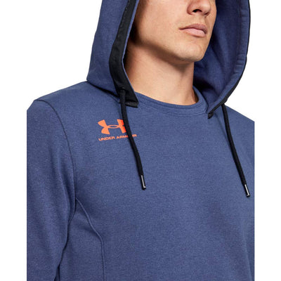 Under Armour Men's Accelerate Off-Pitch Hoodie, Blue Ink (497)/Beta, Small