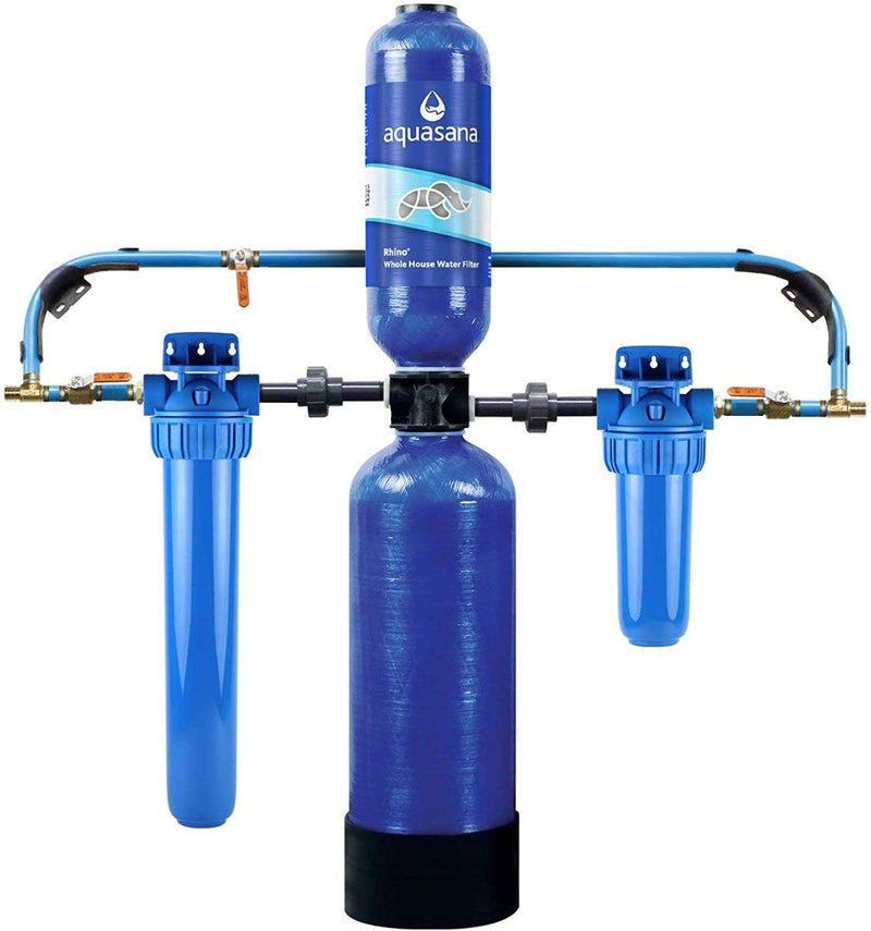 Aquasana Whole House Water Filter System - Carbon & KDF Home Water Filtration