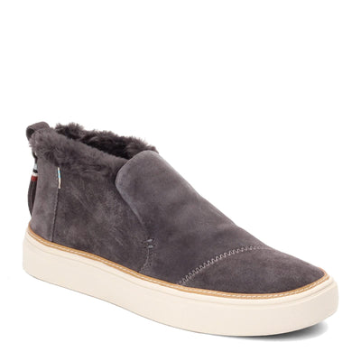 TOMS Women's Grey Suede Paxton Slip-On Shoes