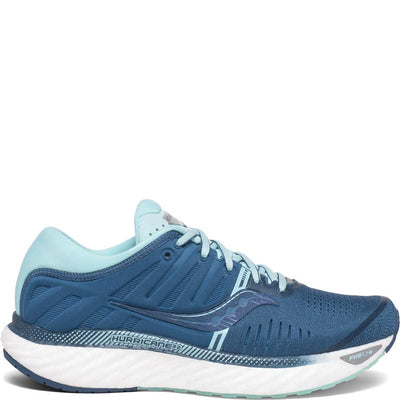 Saucony Women's S10545-25 Hurricane 22 Running Shoe, Blue/Aqua - 5 W US