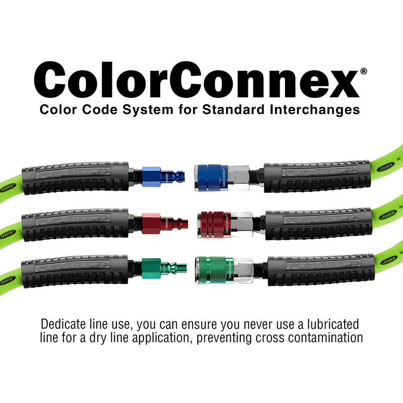ColorConnex Coupler, ARO Type B, 1/4" MNPT, Green - A71420B
