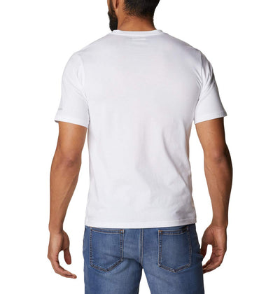 Columbia Men's CSC Basic Logo Short Sleeve, White CSC Retro, X Large Tall