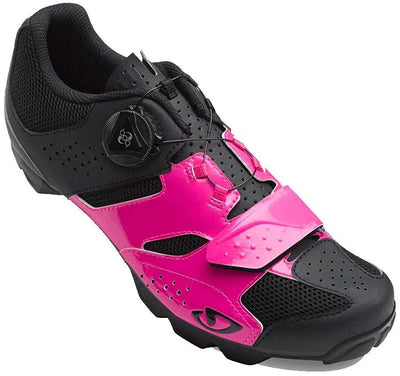 Giro Cylinder W Women's Mountain, Dirt, and Trail Cycling Shoe - 36, Bright Pink/Black (2018)