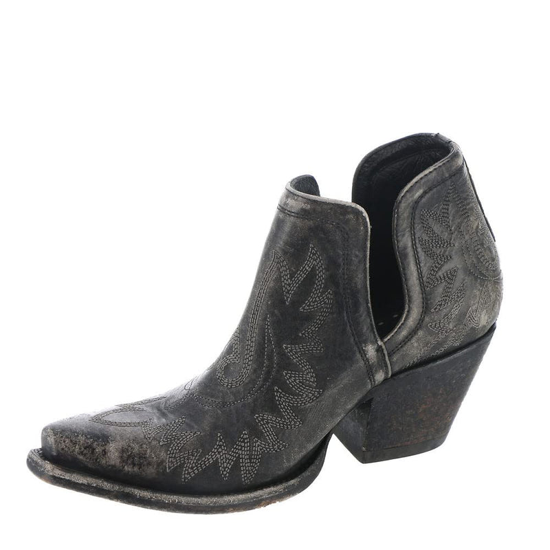 Ariat Womens Dixon Western Boot Naturally Distressed Black 11