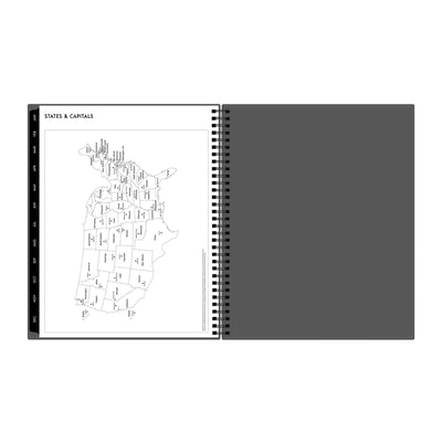 2024 Blue Sky� ASMBLD Weekly/Monthly Planning Calendar, 8-1/2" x 11", Gray, January to December 2024, 145152