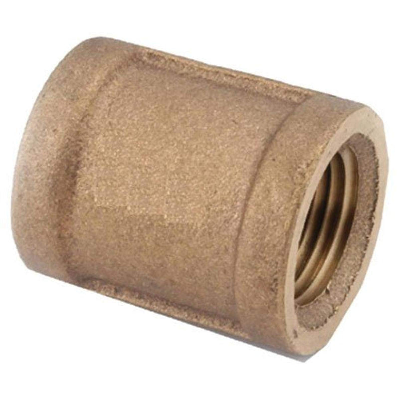 Anderson Metals 738103-16 Low Lead Coupling 1"IPT, Red Brass