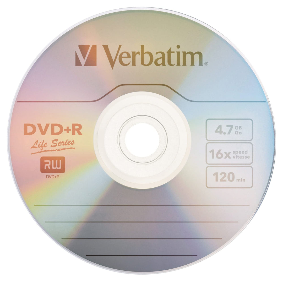 Verbatim® Life Series DVD+R Spindle, Pack Of 50