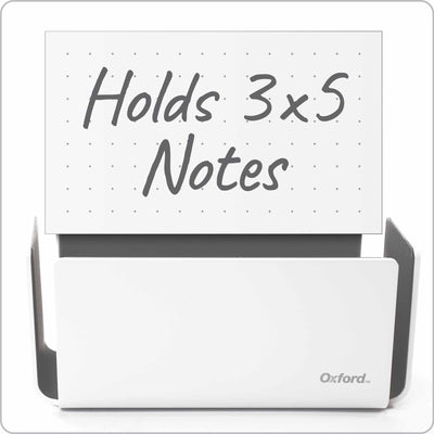 Oxford® at Hand Note Card Organizer, Charcoal