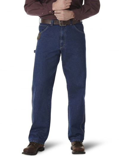 Wrangler Riggs Workwear mens Workhorse jeans, Antique Indigo, 46W x 34L US