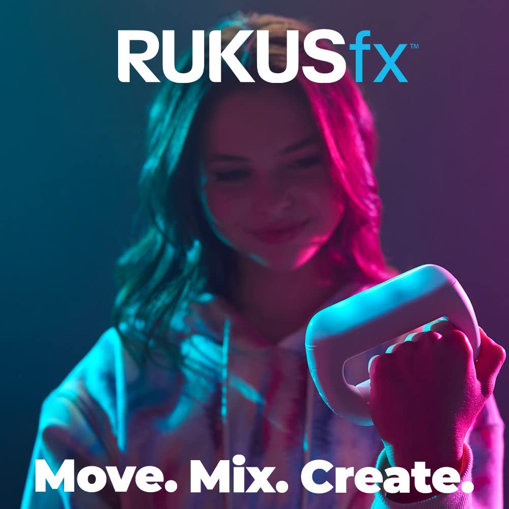 RUKUSfx Motion-Controlled Music Mixer, Lights and Sounds Music, Kids Toys for Ages 6 Up by Just Play