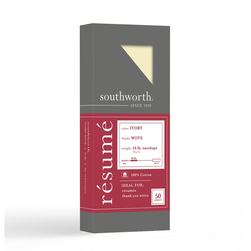 Southworth 100% Cotton & 100% Recycled Envelopes, 