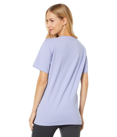Carhartt Women's Loose Fit Heavyweight Short-Sleeve Pocket T-Shirt, Soft Lavender Heather, 1X/