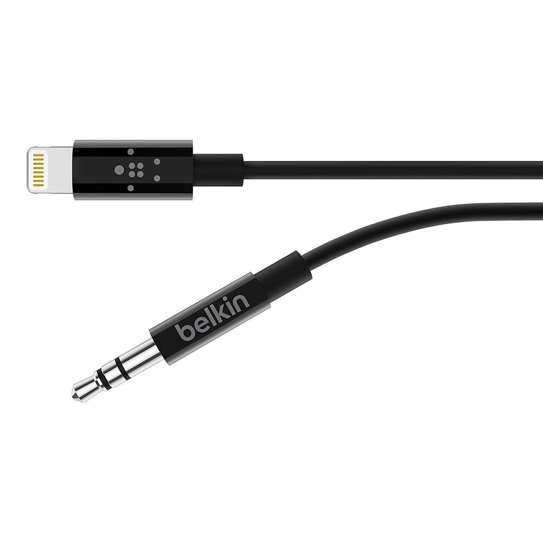 Belkin AV10172bt03-BLK 3.5mm to Lightning Audio Cable (3ft)