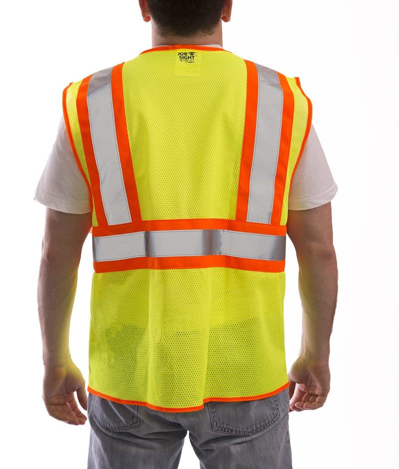 Tingley Rubber V70642.S-M II Safety Vest- Small & Medium- Polyester Lime & Yellow
