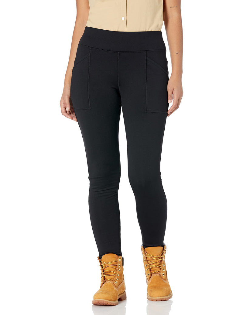 Carhartt womens Force Fitted Heavyweight Lined (Plus Size) Leggings, Black, 1X US
