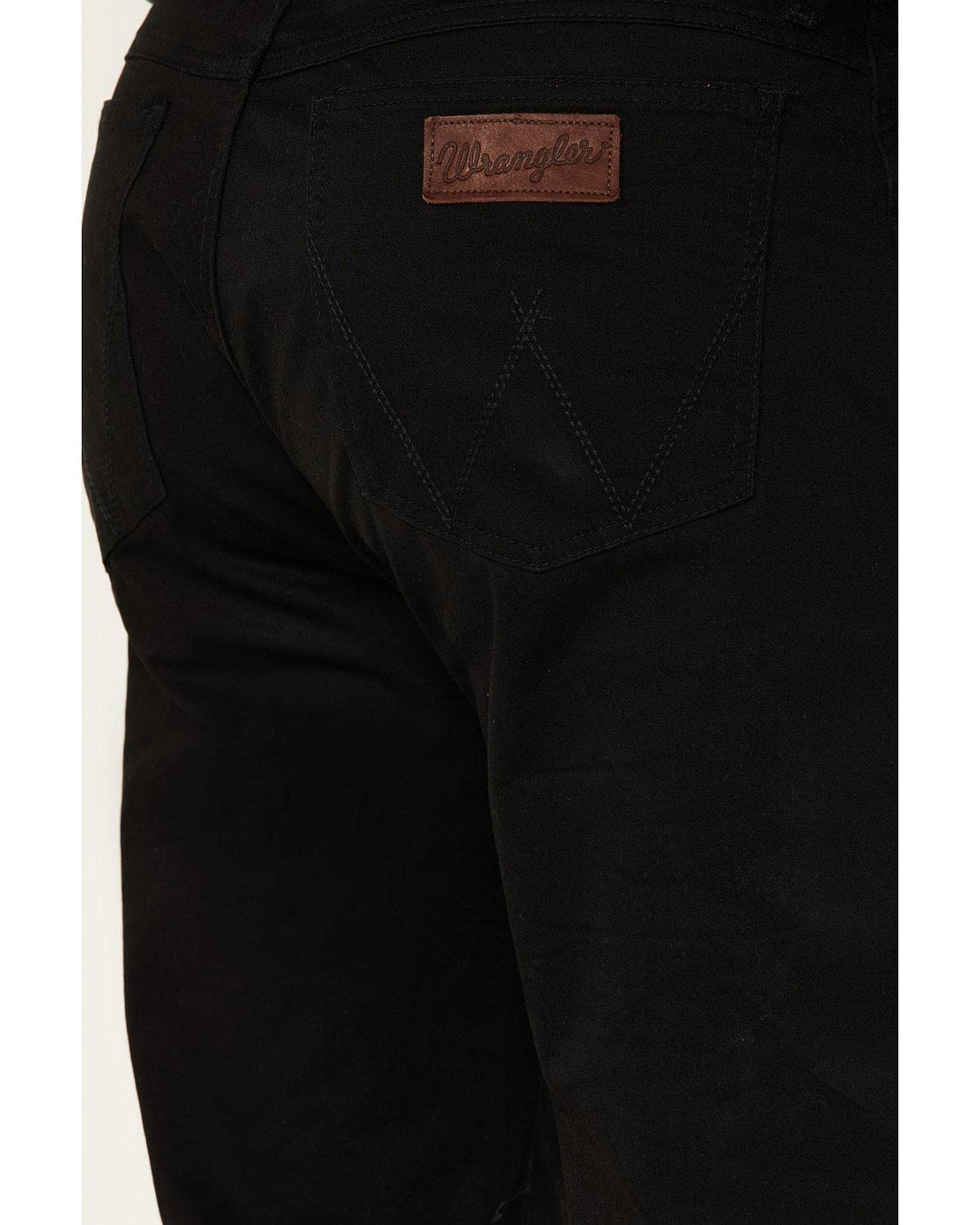 Wrangler Men's Retro Slim Fit Straight Leg Jean, Black, 32W x 34L