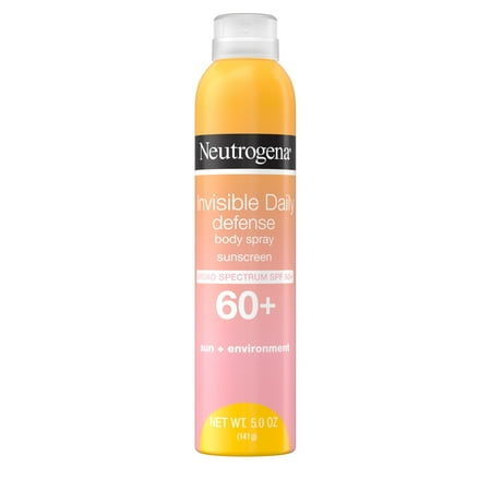 Neutrogena Invisible Daily Defense Travel Sunscreen Spray  SPF 60  5 fl oz