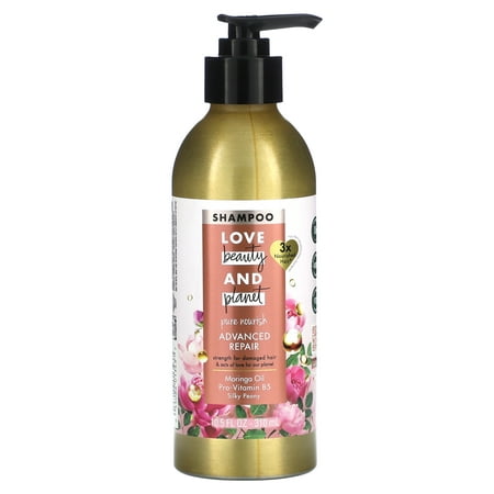 Love Beauty and Planet Pure Nourish Advanced Repair for Damaged Hair Pump Shampoo - 10.5 fl oz