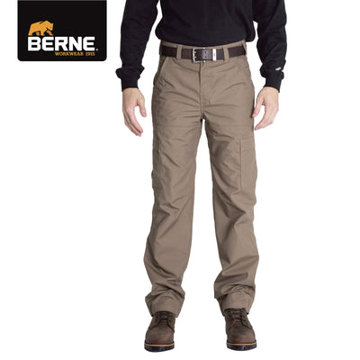 Berne Men's Torque Ripstop Cargo Pant, 52W X 32L, Slate