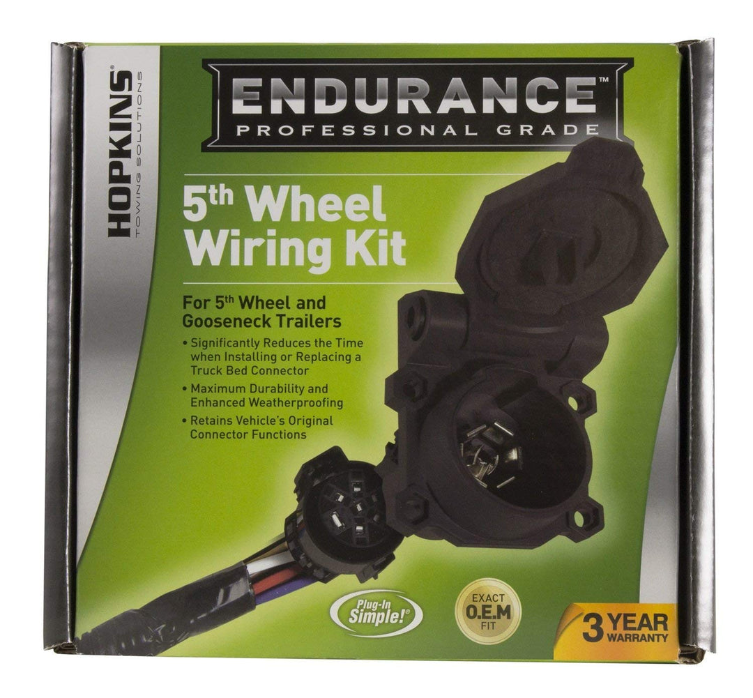 Hopkins Towing Solutions 41157 Endurance 5th Wheel Wiring Kit, Black
