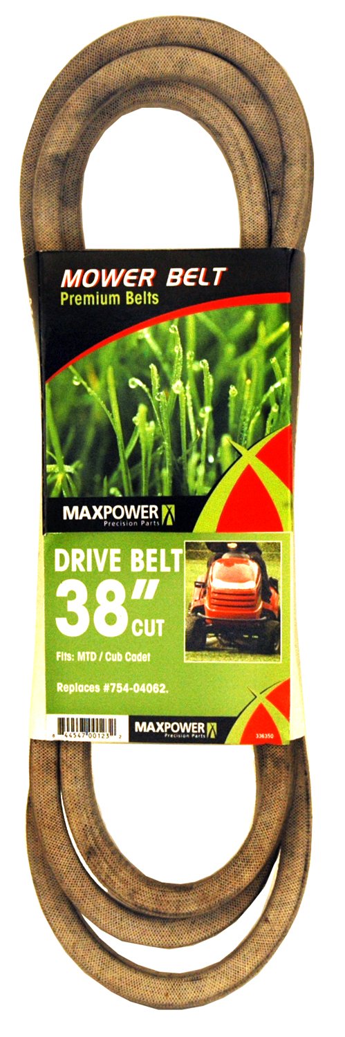 MaxPower Mower Belt for MTD, Cub Cadet, Troy-Bilt Models 754-04062 and 954-04062