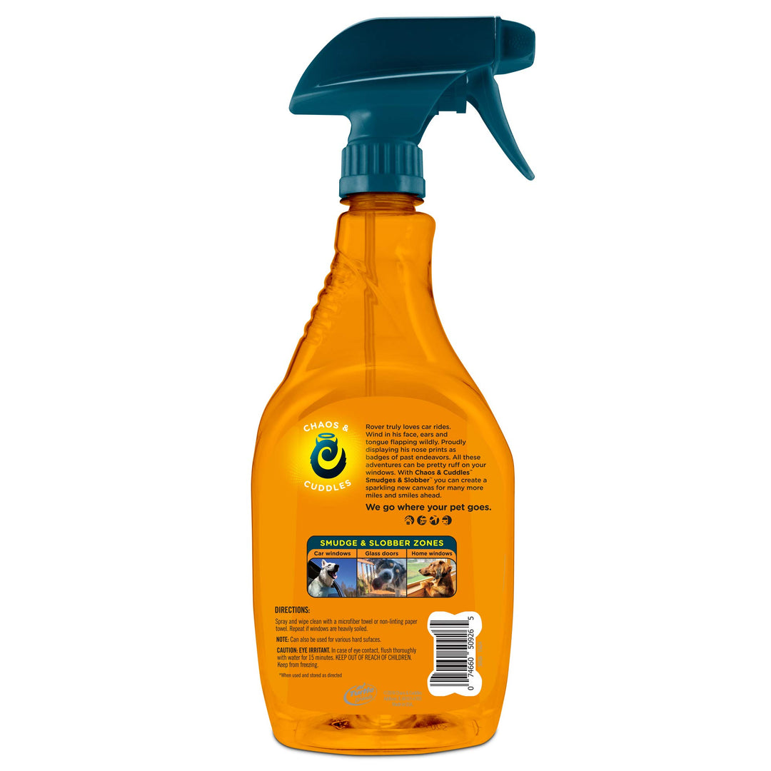 Chaos & Cuddles 50968 Smudges and Slobber Glass and Surface Cleaner Spray - 23 Fl Oz.