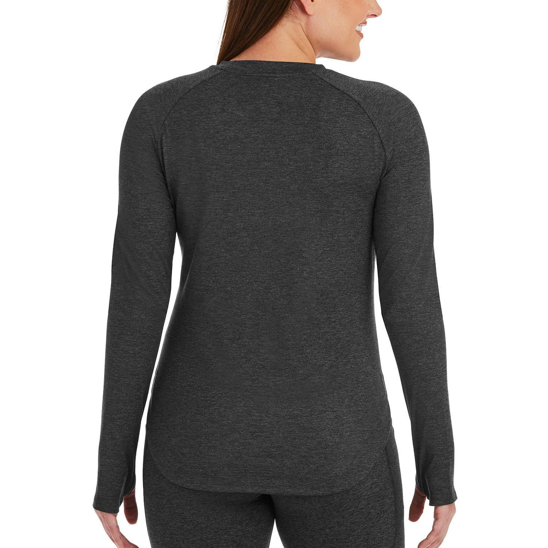 Member's Mark Ladies Soft Heather Top (US, Alpha, Small, Charcoal Grey Heather)