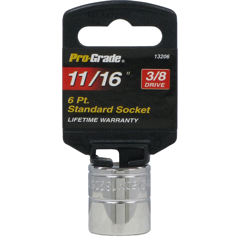 Pro-Grade 13207 0.37 Drive x 0.75 in. 6 Point Socket