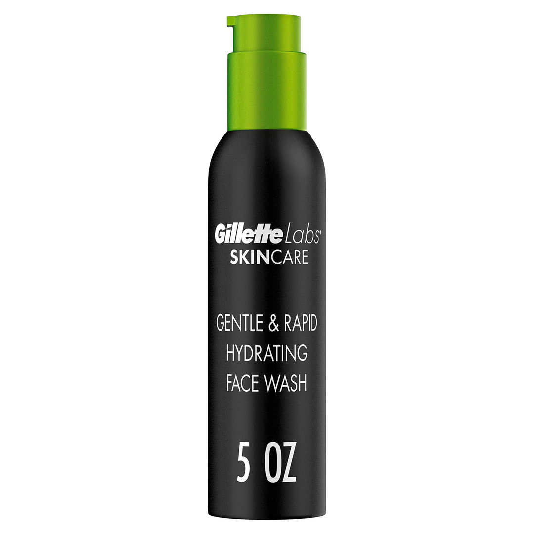 (2 Bottles) Gillette Labs Gentle and Rapid Hydrating Face Wash for Men, 5oz