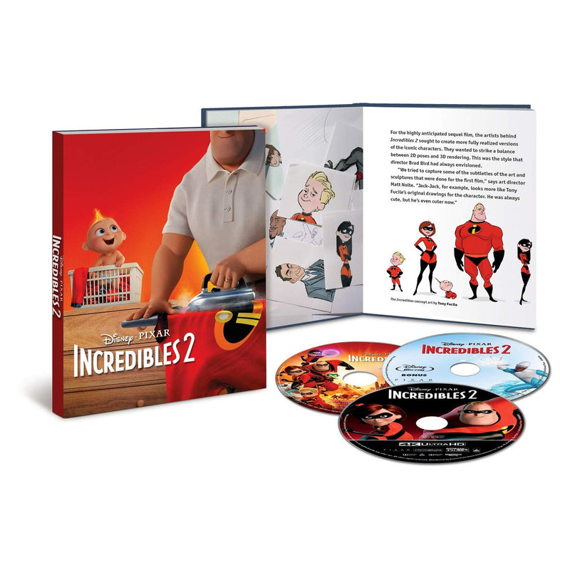 Incredibles 2 : 4K UHD + Filmmaker Gallery + StoryBook [Limited Edition]